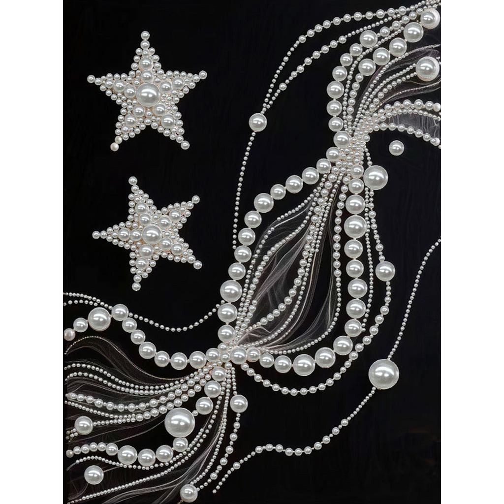 DIY Pearl Gem Art Diamond Painting Kits for Adults Home Decor Diamond Painting Gem Art With Frame 30x40cm