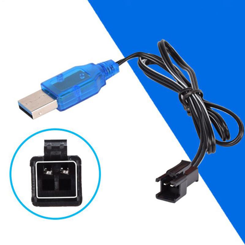 USB Lithium Battery Charger 7.4V 1000mA Fast Charging Cable RC Airplane Lithium Battery SM-2P SM-3P SM-4P Drone Battery Charge
