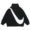 Nike Giacca Reversibile in Pile Sherpa Ispessito per Primavera Donna Capispalla Nero CZ4064-010