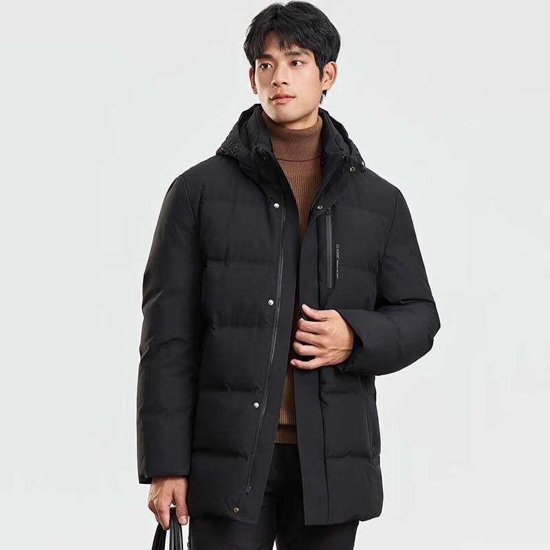 Snow Flying Men's Hooded Sport Down Jacket X401417853F