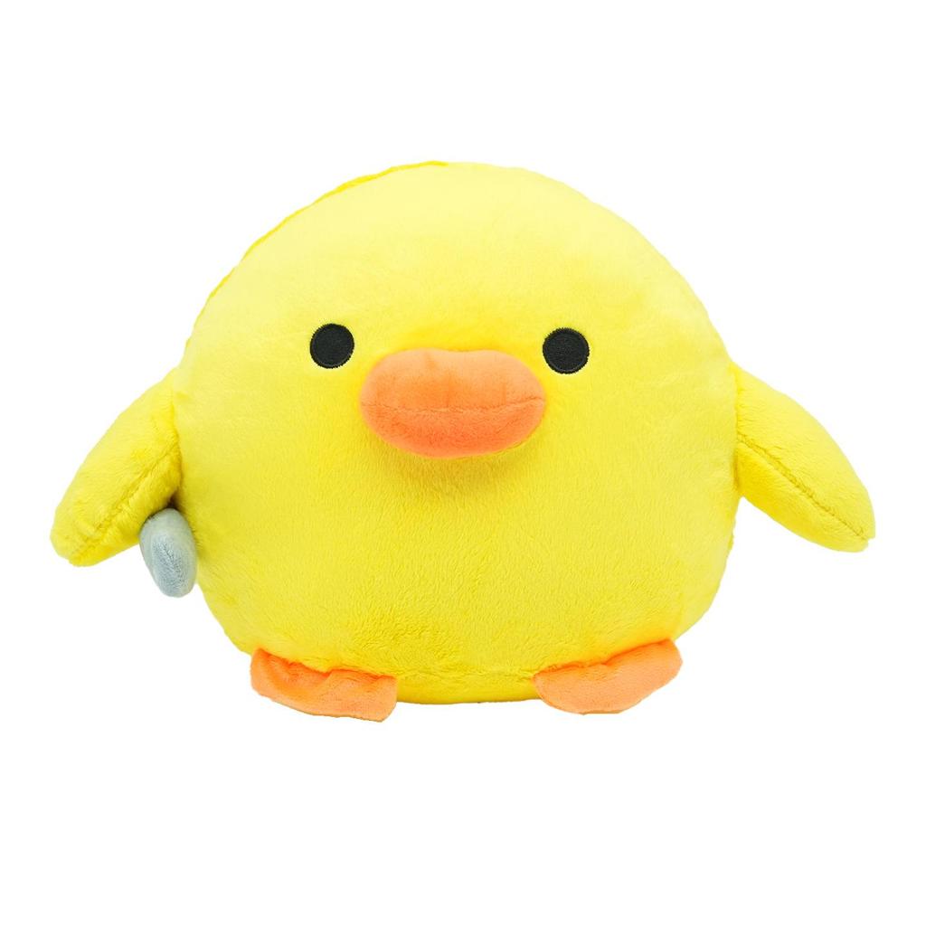 Adorable Plush Duck with Knife - Soft Cartoon Pillow