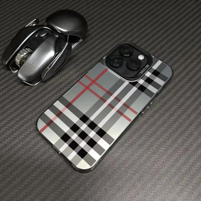 Luxury Classic Check Pattern Phone Case for Samsung Galaxy A17 A07 A16 A06 A35 A55 A25 A34 A24 A26 A04 4G 5G Matte Cover