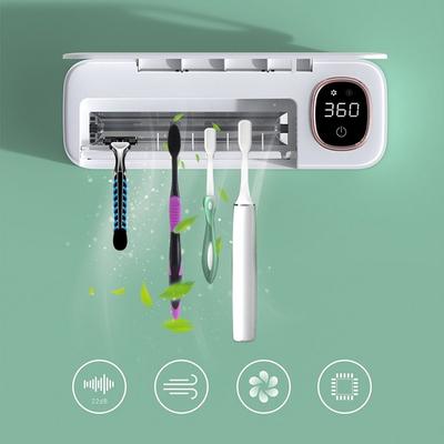 Bezdrátový automatický sterilizátor zubního kartáčku GHKO Smart Dezinfekční kartáček/vysoušeč žiletky, bílý