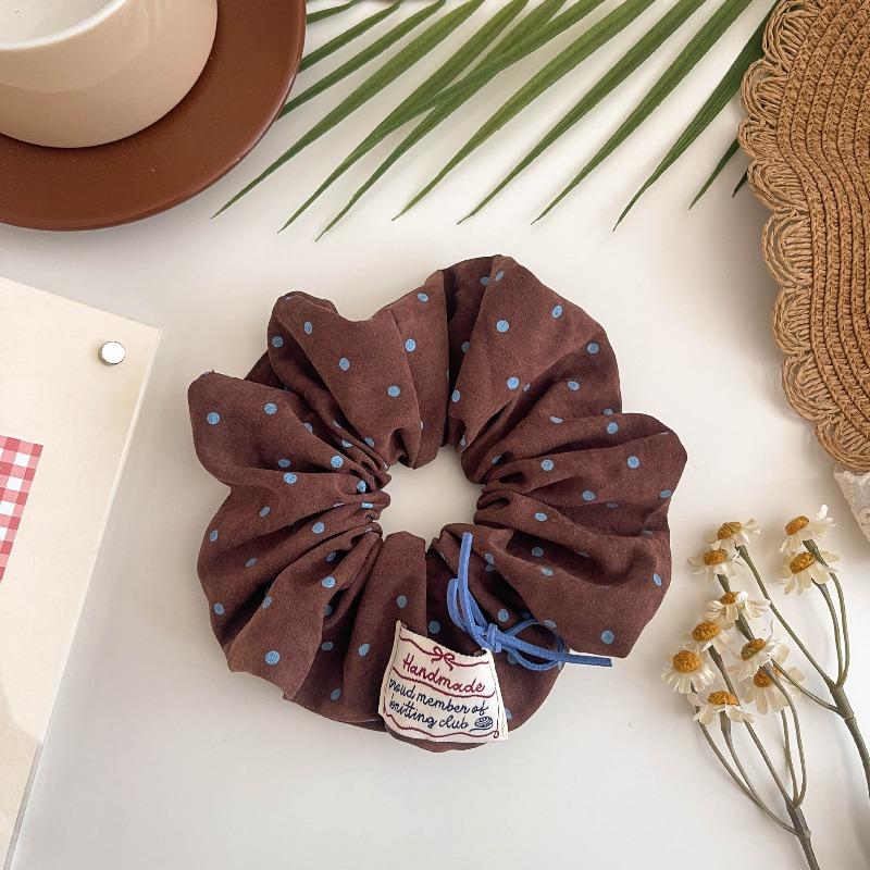 Volán vysoké elastické gumičky do vlasů Dívčí Francouzské Vintage Elegantní gumičky Stuha Sponky do vlasů Ženy Dívky Roztomilé doplňky pro úpravu vlasů