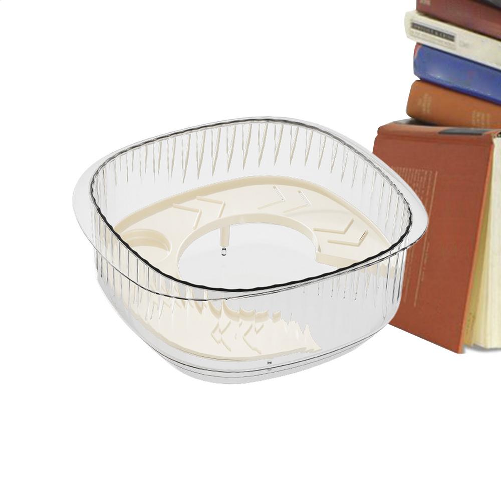 

Прозрачный террариум для черепах с полным обзором, многофункциональными зонами, домик для черепах, аквариум для крабов, креветок, террариум для раков-отшельников, рыб