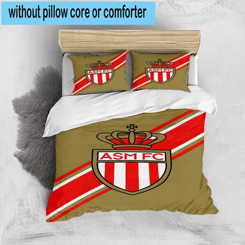 3pcs Monaco Monaco Printed Bedding Set Duvet Cover Closure Includes 1 Duvet Cover & 2 Pillowcases Bedding Sets Home Decor Gifts