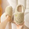 Cixi cotton slippers for spring, autumn and winter indoor home use non-slip confinement shoes thick-soled warm couple