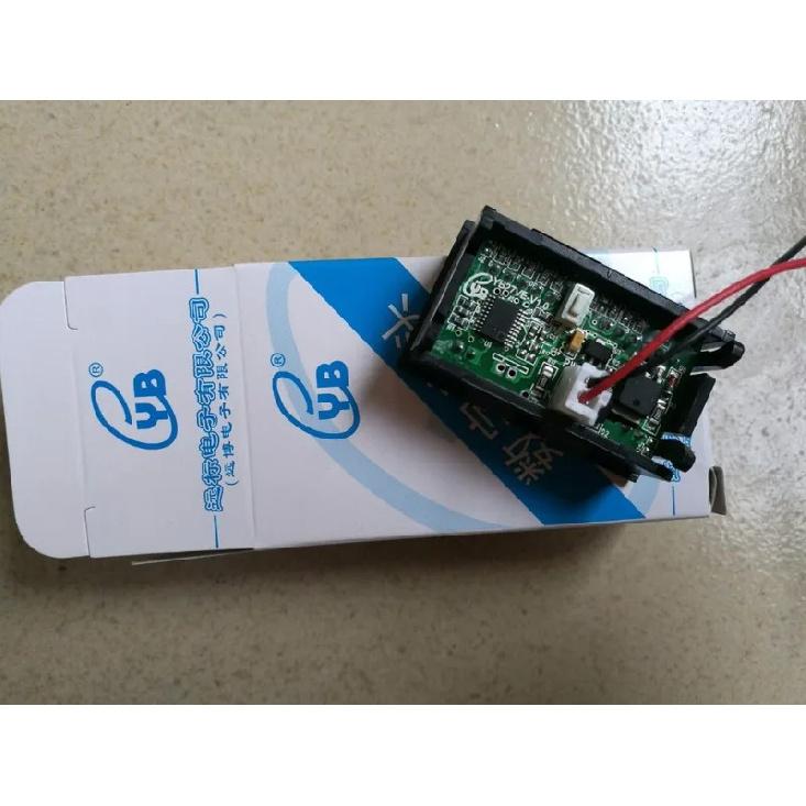 YB27VE DC 6-120V Voltage and Electricity Dual Meters Tester Battery Power Display Voltage Meter Digital Power Electric Car Volt