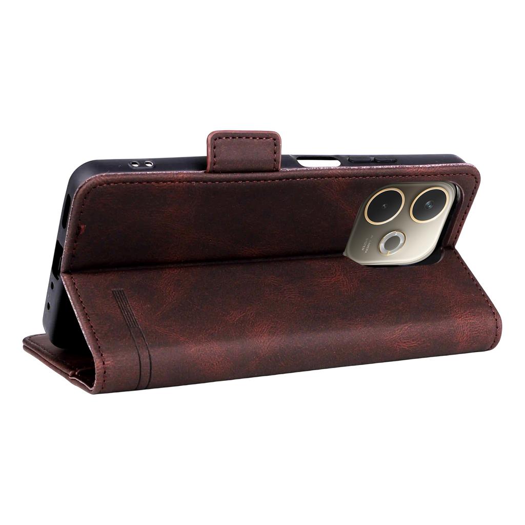 For Oppo A5 Pro 5G/4G Etui Lommebok i lær Flip-deksel med maskinvaredekor