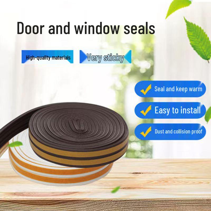 Multi-Spec Door/Window Sealing Strip: Soundproof, Anti-Collision, Adhesive Buffer