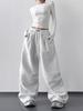 2025 Popular Women's Autumn Wide-Leg Sports Pants with Double Waistband