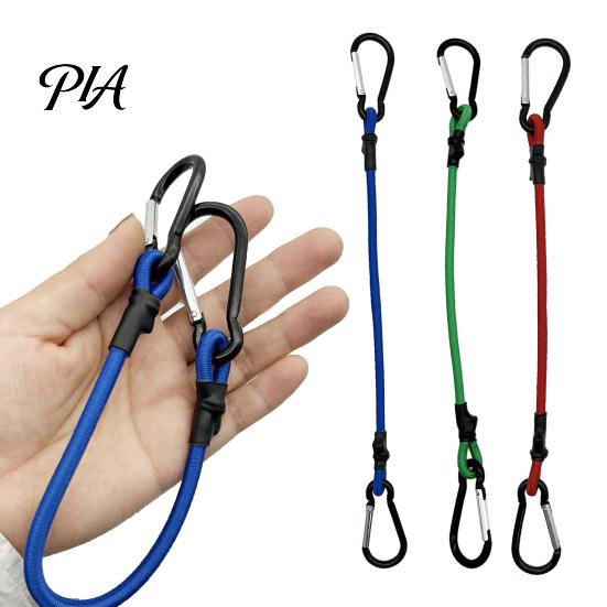 Multi Purpose Bungee Straps for Daily Use Cord with Metal Hooks, Elastic Rope Durable Secure Heavy Duty Cords Hooks Strap, Flexible Fastening