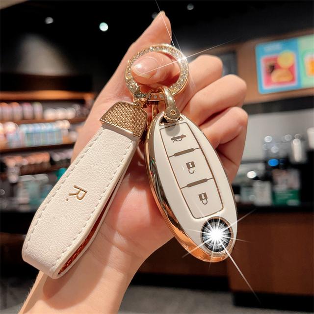 Soft TPU Car Remote Key Case Cover Fob For Nissan T32 T31 Juke J10 J11 Kicks Qashqai X-Trail Tiida Pathfinder Note For Infiniti