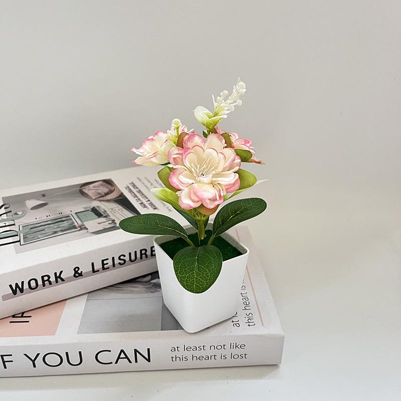 

Miniature Chrysanthemum Bonsai Prop - Artificial Flower Decoration for Photography