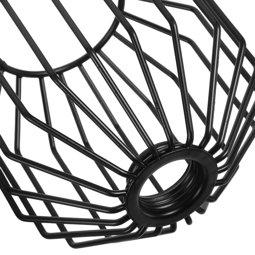 1Pc Wrought Iron Birdcage Pendant Light Lamp Shade Hanging Cover Vintage Cage Rustic Shade Lighting Lamp Shade Replacement