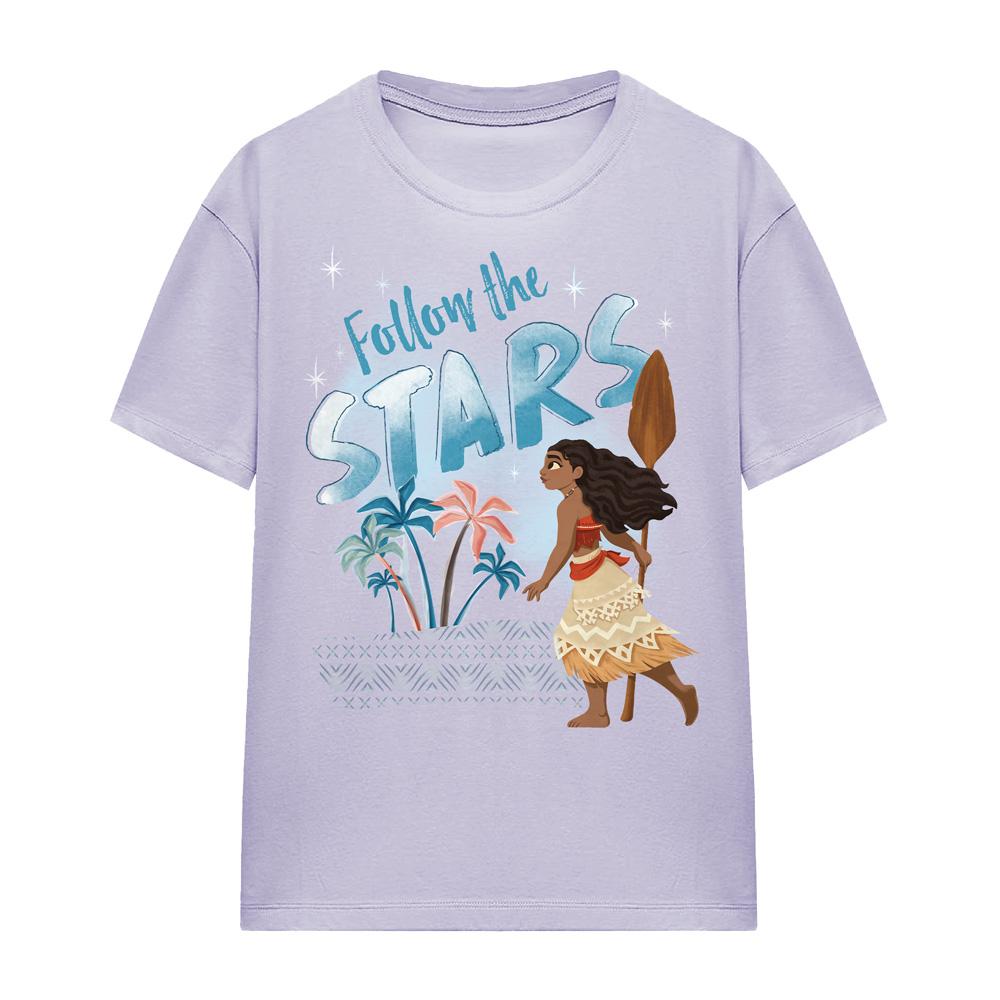Moana Womens/Ladies Follow The Stars T-Shirt
