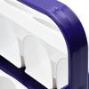 Drink Carrier With Handle Portable Beer Carry Tray With Ice Compartment 6-Slot Drink Organizer Holder For Travel Camping Fishing