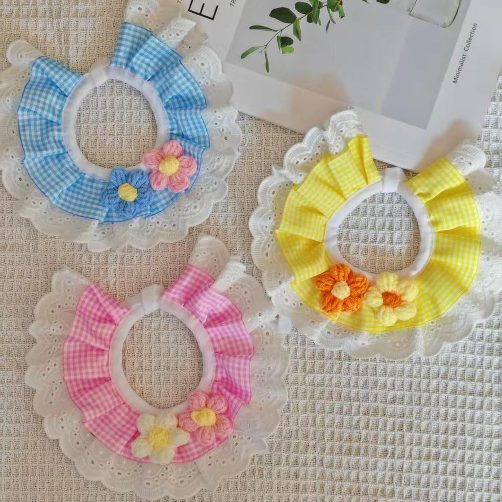 Country Style Cotton Bib for Cats and Dogs