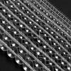 1 Strand Transparent Glass Beads 4/6/8/10/12mm Clear White Round Loose Beads For Jewelry Making DIY Necklace Bracelets Supplies