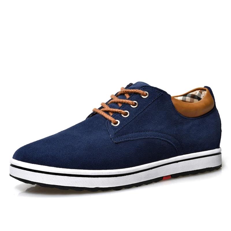 

Men s 6cm spring men s casual sports board shoes, height increasing fashionable and versatile lace up Korean version men s shoes 44
