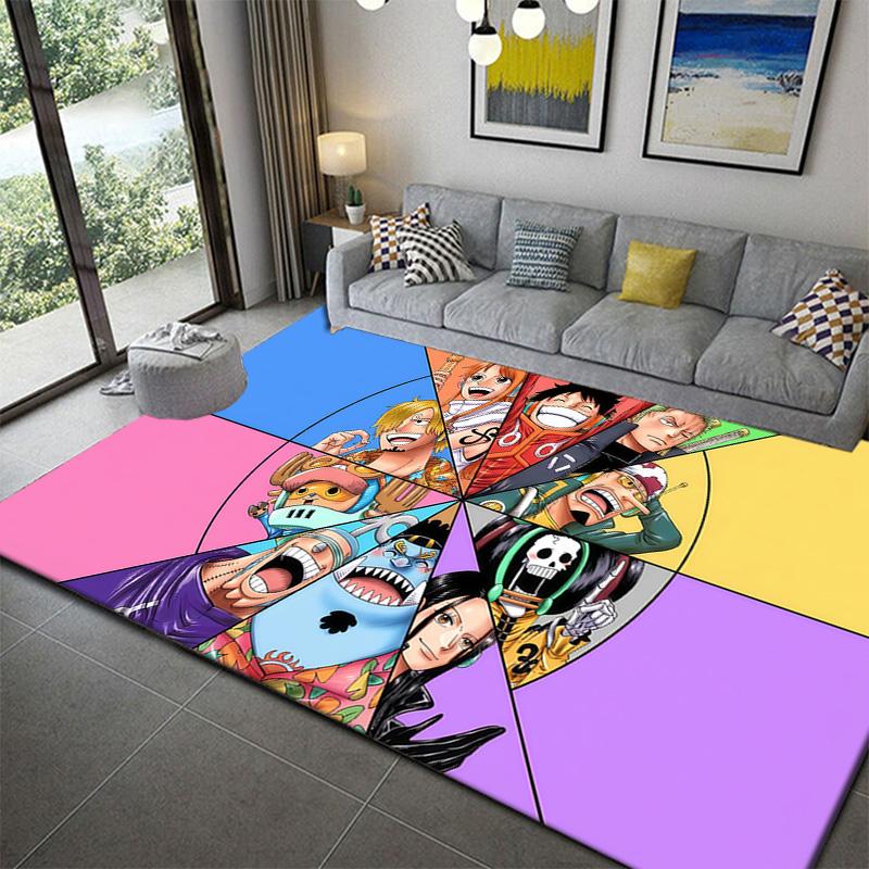 One Piece Marine Carpet Rug for Living Room Bedroom Home Sofa Decoration,Kids play Non-slip Floor Mat