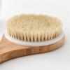 Soft Hair Swine Bristle Bath Brush Portable Shower Brush New Bamboo Bath Brush