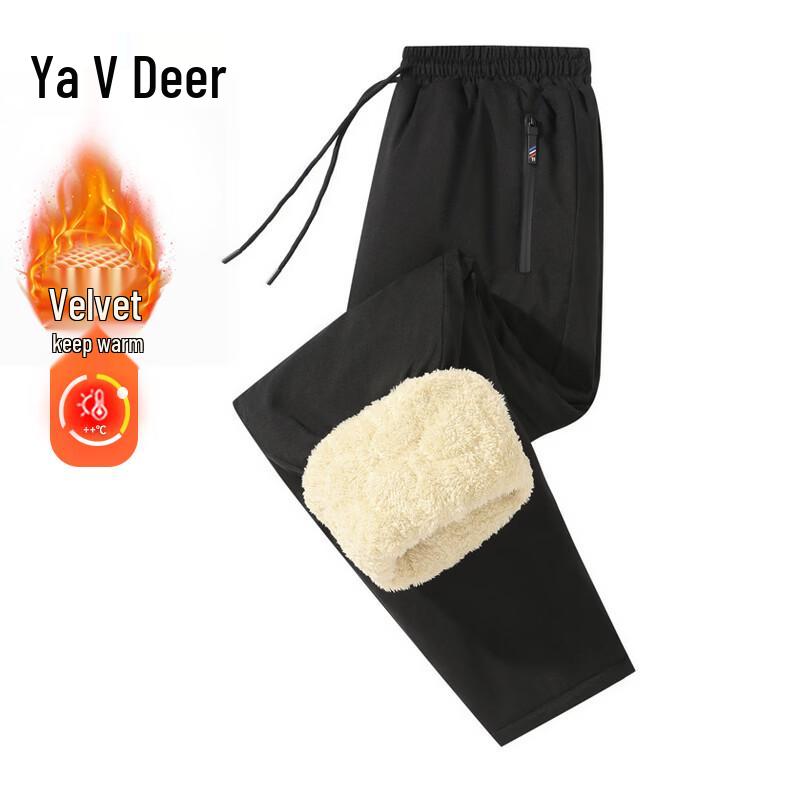 Yalu Men s Loose Fit Winter Casual Pants 3XL