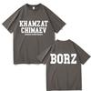 Khamzat Chimaev Logo Double Sided Print T-shirts Men Women Fashion Casual Oversized T Shirts Men's Hip Hop Vintage Streetwear