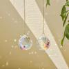 Rainbow Crystal Wind Chime Window Hanging Bell Glass Pendant Sun Catcher Christmas Decoration Home Decoration Garden Decoration