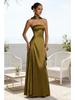 2026 European & American Women's Sexy Bodycon Backless Strapless Cinched Waist Evening Gown