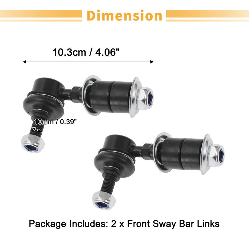 UXCELL 2pcs Front Stabilizer Sway Bar Link for Mitsubishi Outlander 2003-2006