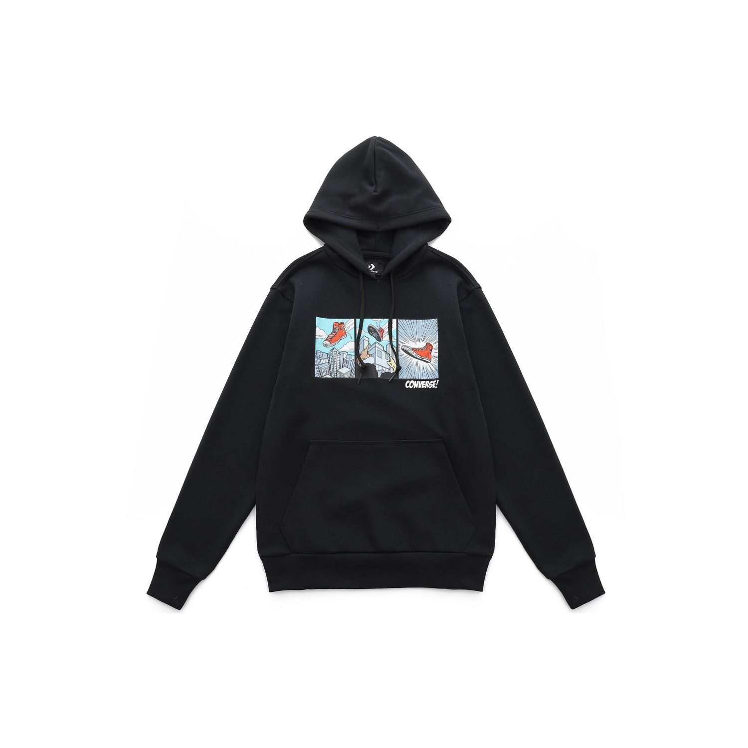 

Converse Толстовка унисекс с мультяшным принтом, черная 10023948-A02