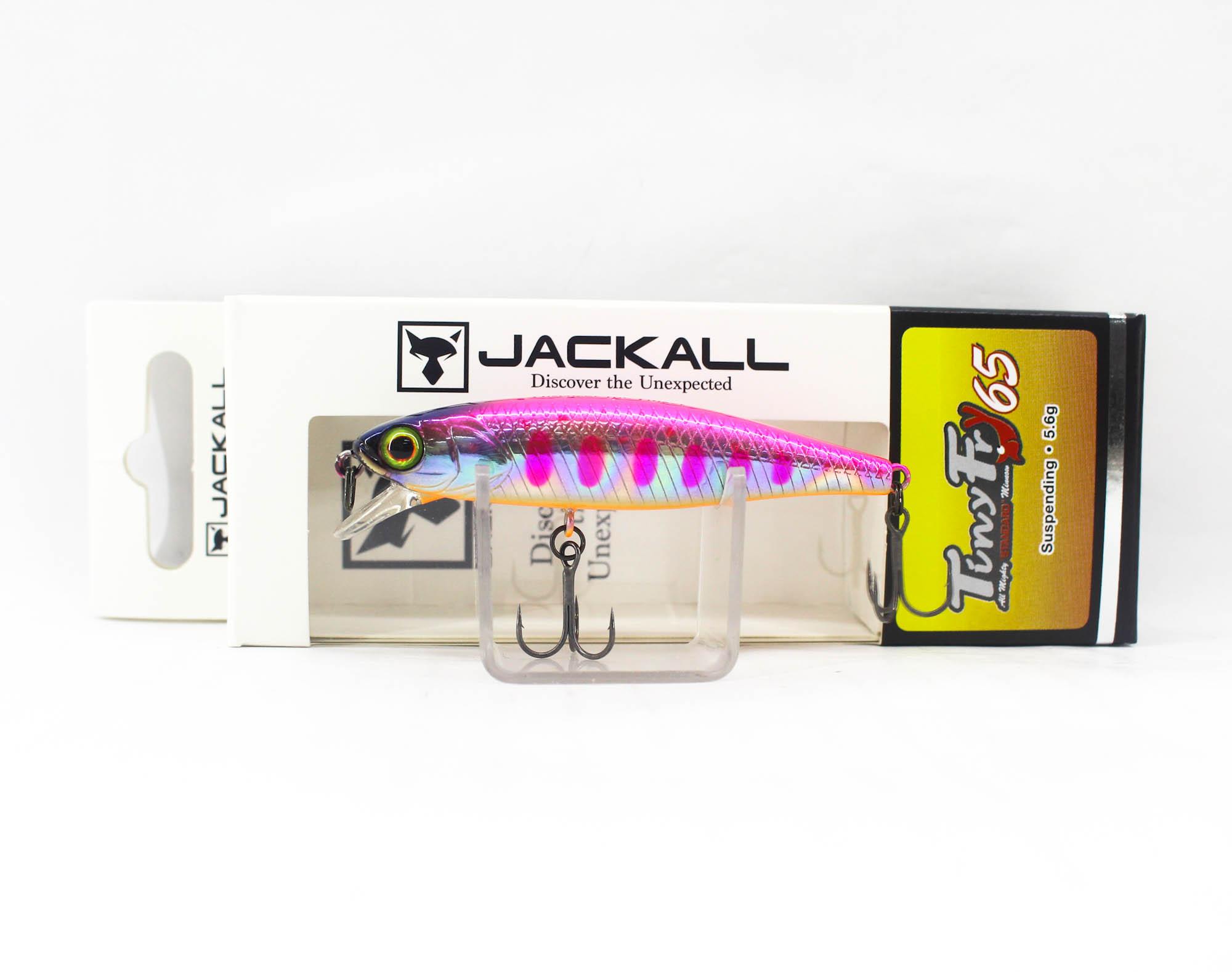 Jackall Tiny Fry 65SP Воблер-суспендер HL Flashing Pink Trout (1999)