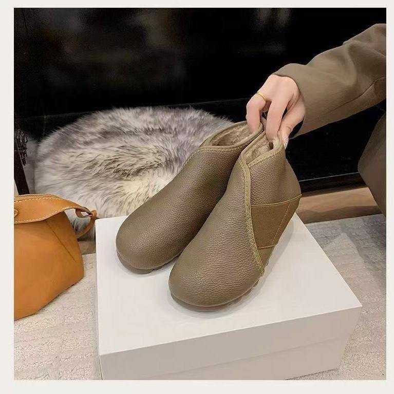 Cotton shoes women s autumn and winter velvet thickened high-top women s shoes medium mother warm shoes 40