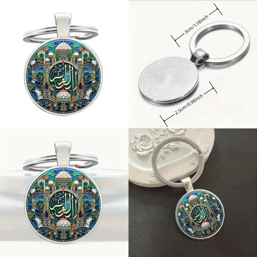 Zinc Alloy Palace Keyring Modern Minimalist Design For Commemorative Gifts