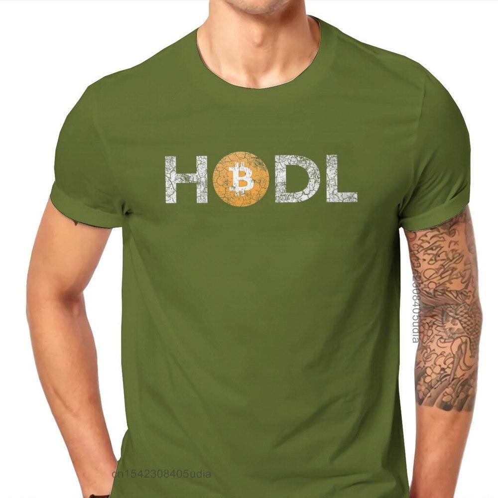 Bitcoin Cryptocurrency Meme Vintage Hodl T Shirt Vintage Goth Summer Loose Cotton Mens Camisa Streetwear Harajuku ONeck Tshirt