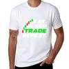 Eat Sleep Trade Repeat Tshirt Simple Solid Color Crew Neck Tee Tshirt