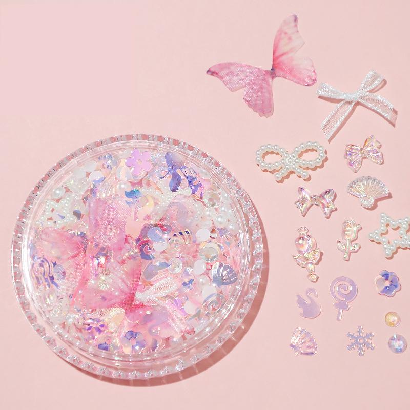 Butterfly Tear Diamond Face Sticker Sparkling Diamond Water Droplets On The Face And Eyes Pearl Adhesive