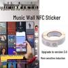 Autocolant de Perete Muzical cu Cip NFC pentru Celebrități de pe Internet - Autoadeziv Scanează pentru a Reda Melodii