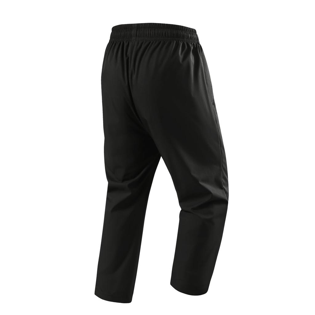 Men's Solid-color Casual Sport Trousers, Men's Fleece Warm Drawstring Flat Leg Sweatpants