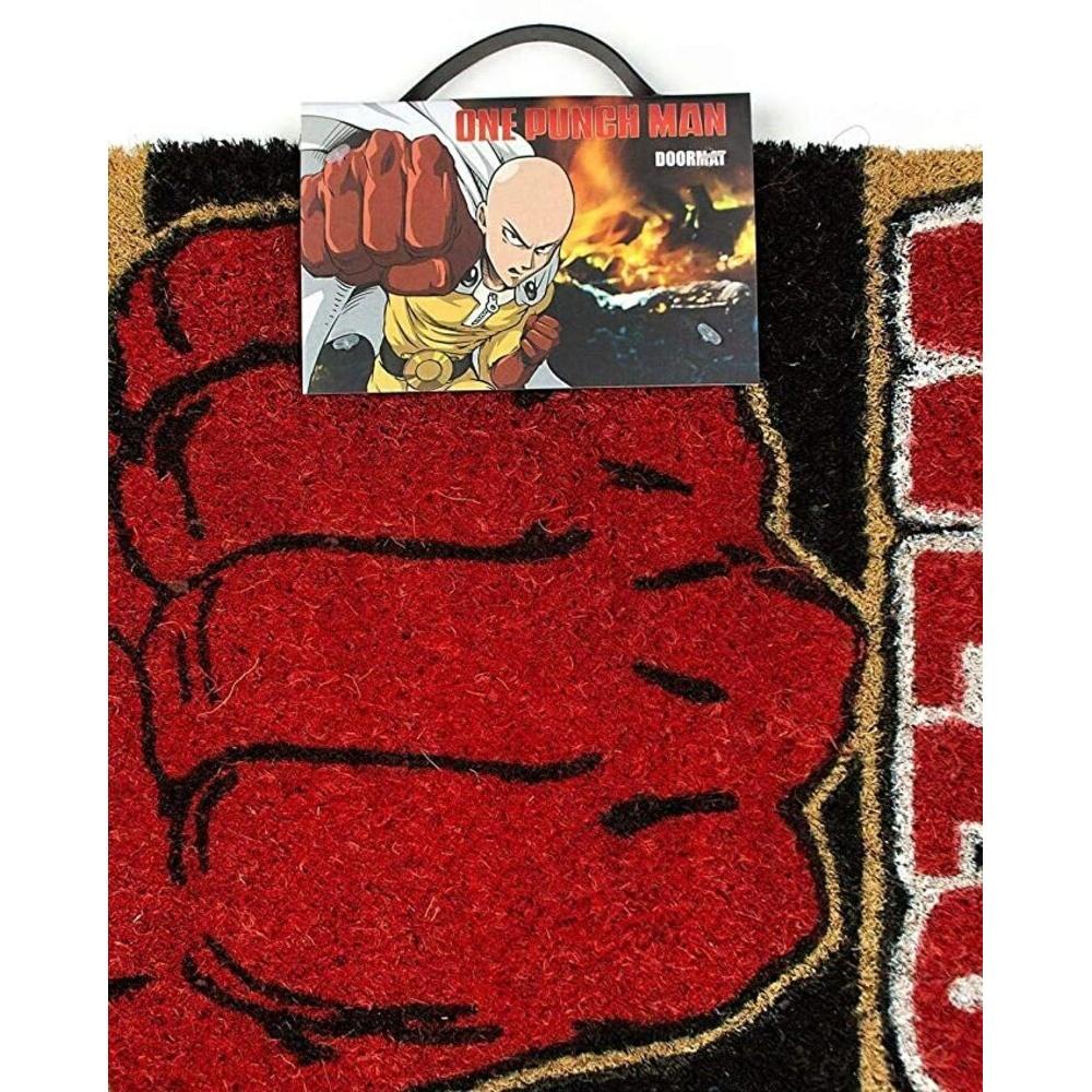One Punch Man Ein Klopfen ist mehr als genug! Willkommen Saitama Fußmatte