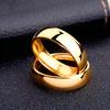 Titanium Steel Ring 6MM Curved Plain Face Ring Korean Version Simple and Versatile Hand Accessory