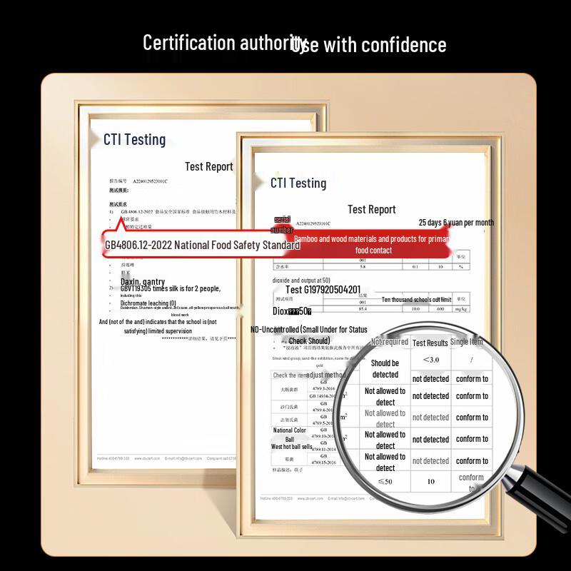 SHUANG YU Einzeln verpackte Einweg-Bambusstäbchen, 100 Paare