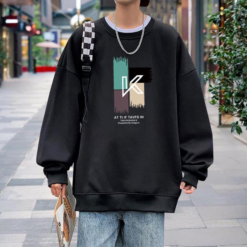 Men's Heavy Velvet Thickened Sweatshirt - Autumn/Winter Retro Trendy Hong Kong Style Couples Jacket
