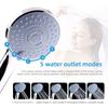 5 Modes Rain Shower Head High Pressure Hand Held Universal Shower Head Save Water Bathroom Shower Set Bathroom Accessories