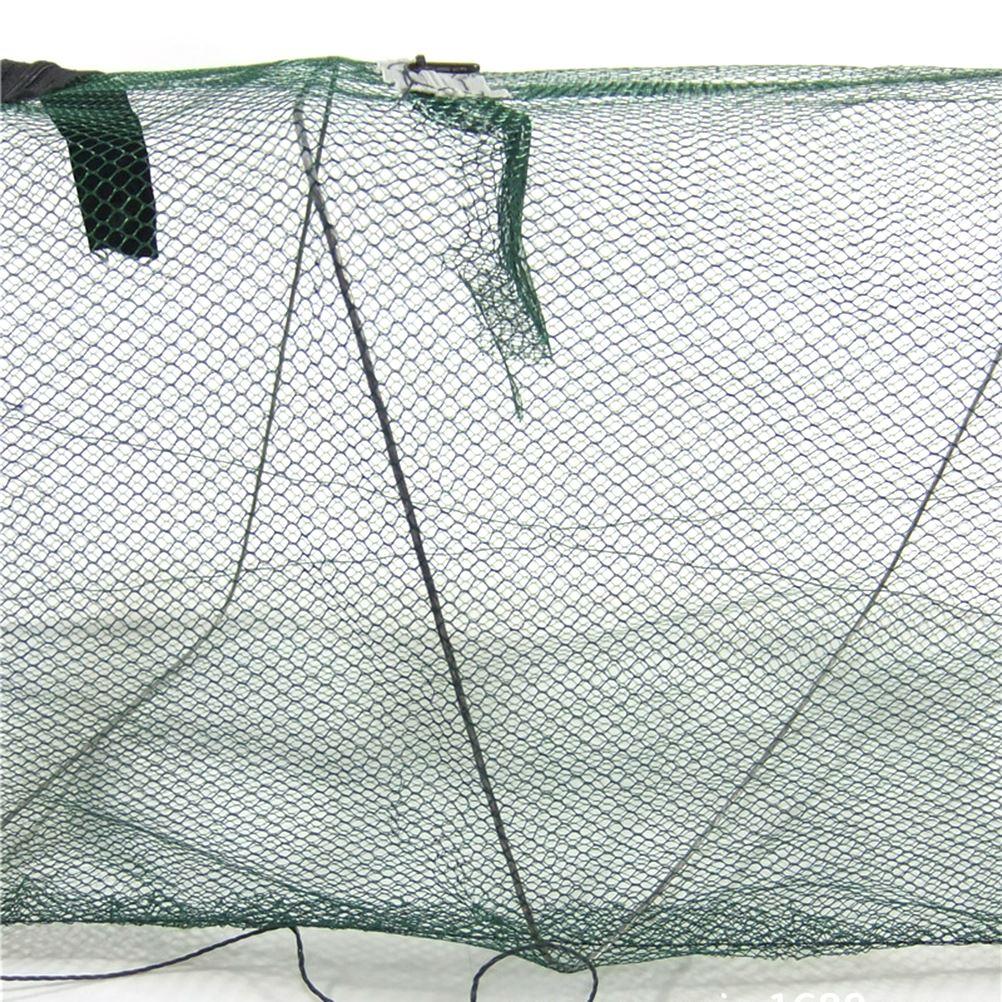 20cm Foldable Shrimp Cage Fishing Net Trap Outdoor Fishing Accessories For Shrimp Crayfish Crab Baits Netting Tackle Tools