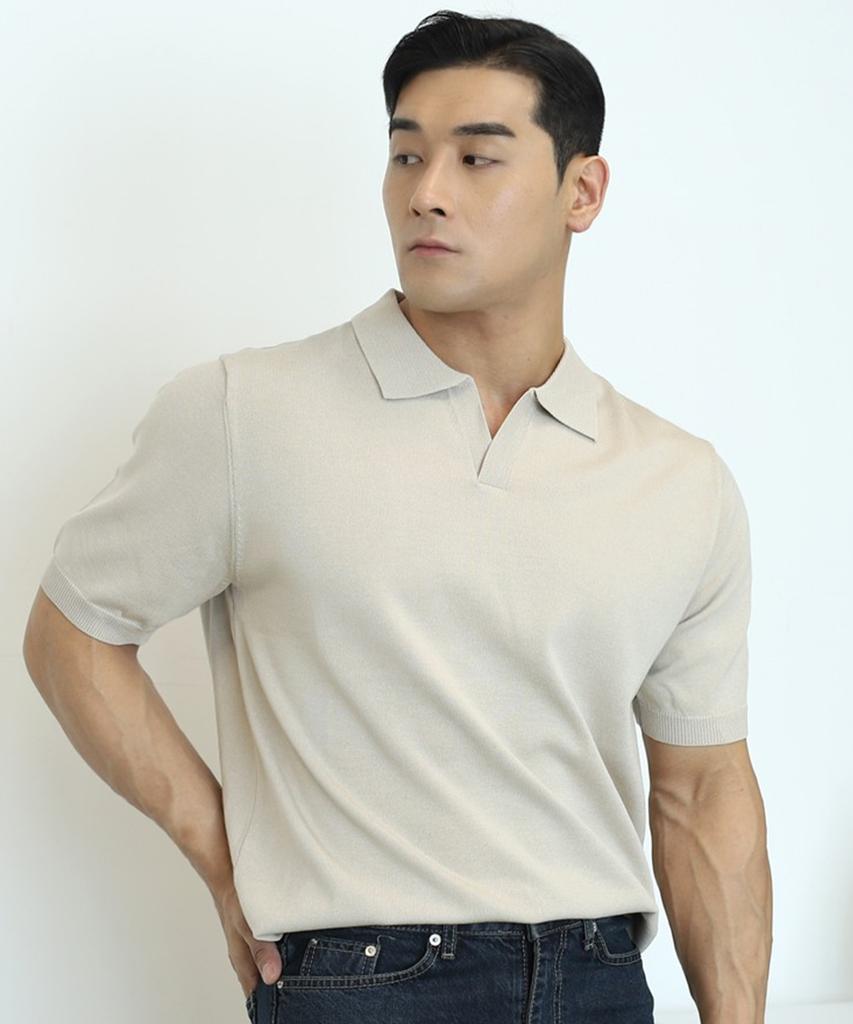 Bestfit Ice Open Collar Short Sleeve Knit (Type B)