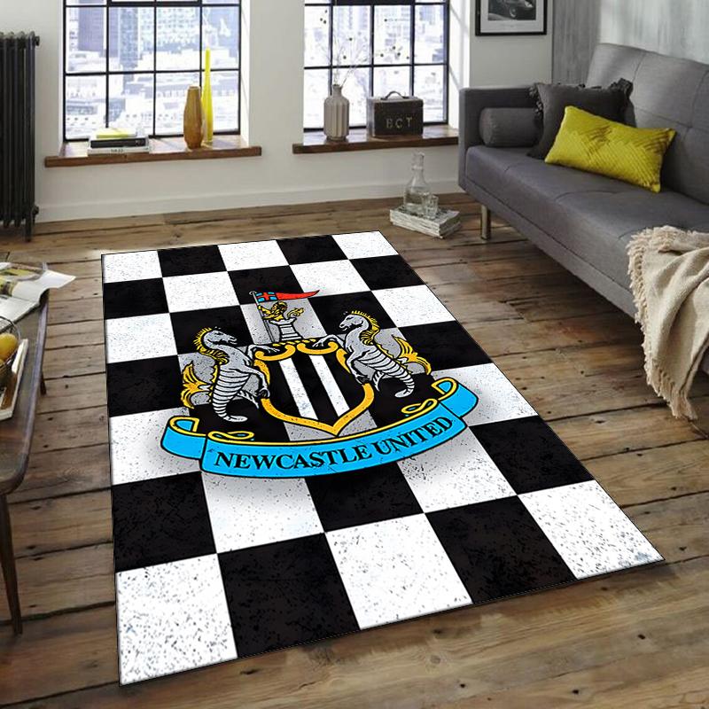 1pc Football Team Design Area Rug - Non-Slip, Soft & Cozy Floor Mat for Living Room, Bedroom, Office - Indoor/Outdoor Decorative Carpet
