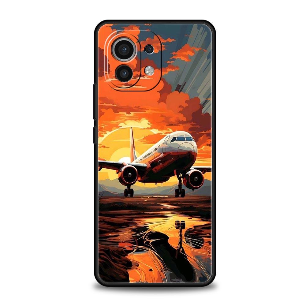 Travel-Nspired Airplane Route Phone Case Cover for Xiaomi Mi 17 15 14 13 12 11 Ultra 15T 14T 13T 12T 11T Pro Lite Soft TPU Shell