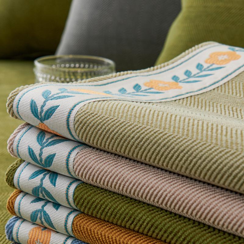 Chenille Home Sofa-Kissenbezug, Stoff, vier Jahreszeiten, universelles Sofakissen, rutschfester und luxuriöser, moderner High-End-Sofabezug aus Leder